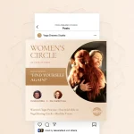 Yogadreams Studio Instagram post template