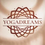 Yogadreams Studio logo painted on the wall